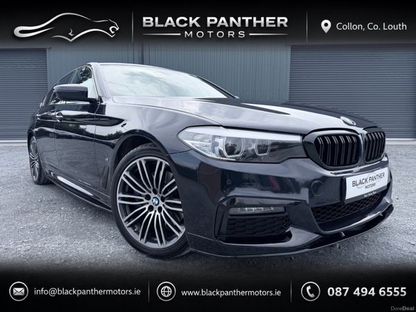 BMW 5-Series Saloon, Petrol Plug-in Hybrid, 2018, Black