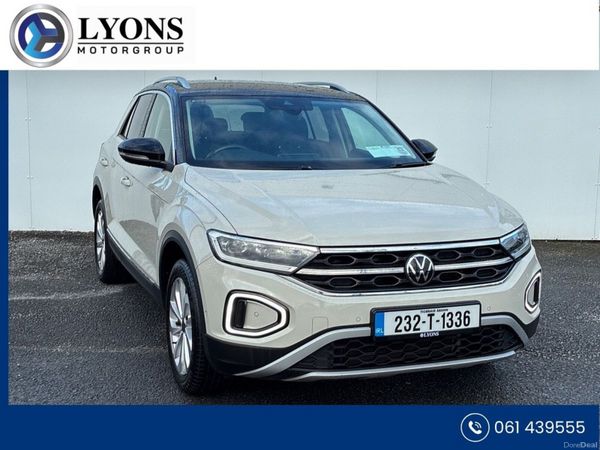 Volkswagen T-Roc SUV, Petrol, 2023, Grey