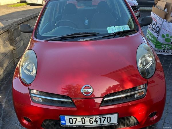 Nissan Micra Hatchback, Petrol, 2007, Red