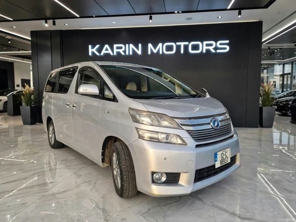 Toyota Vellfire MPV, Petrol Hybrid, 2012, Silver