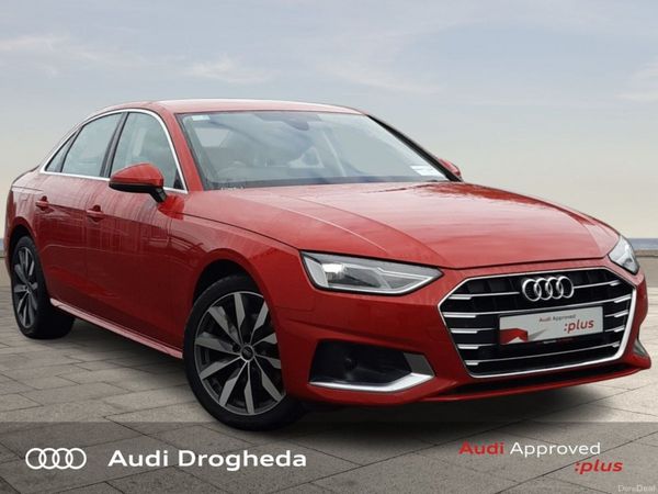 Audi A4 Saloon, Diesel, 2022, Red
