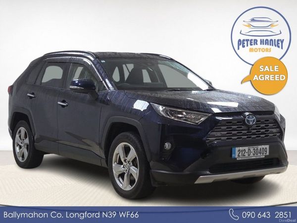 Toyota RAV4 SUV, Petrol Hybrid, 2021, Blue
