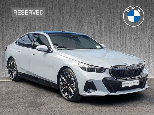 BMW 5-Series Saloon, Petrol Plug-in Hybrid, 2026, Grey