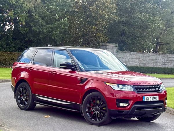 Land Rover Range Rover Sport SUV, Diesel, 2017, Red
