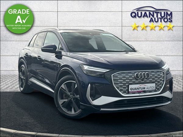 Audi Q4 e-tron SUV, Electric, 2022, Blue