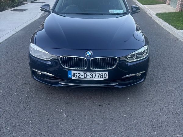 BMW 3-Series Saloon, Petrol Plug-in Hybrid, 2016, Blue