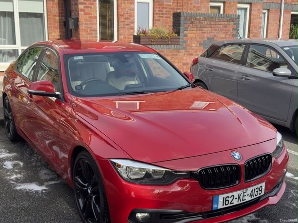 BMW 3-Series Saloon, Diesel, 2016, Red