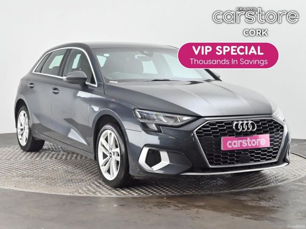 Audi A3 Hatchback, Petrol Plug-in Hybrid, 2022, Grey