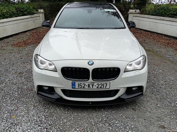 BMW 5-Series Saloon, Diesel, 2015, White