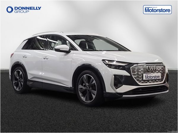 Audi Q4 SUV, Electric, 2023, White