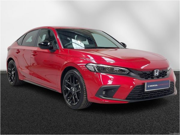 Honda Civic Hatchback, Petrol Hybrid, 2026, Red