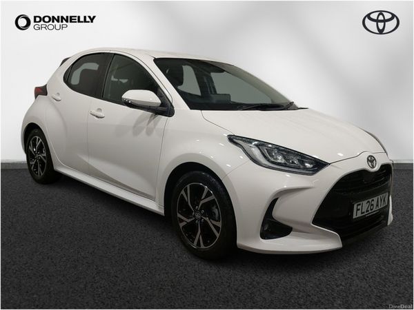 Toyota Yaris Hatchback, Petrol Hybrid, 2026, White