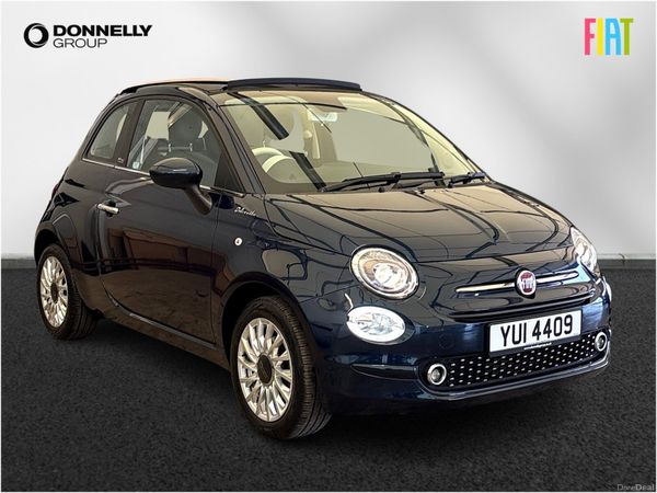 Fiat 500 Convertible, Petrol, 2022, Blue