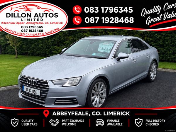Audi A4 Saloon, Diesel, 2018, Grey
