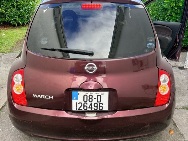 Nissan March Hatchback, Petrol, 2008, Purple