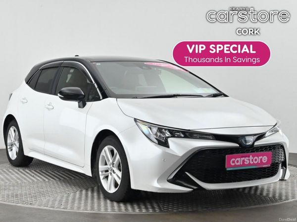 Toyota Corolla Hatchback, Petrol Hybrid, 2021, White
