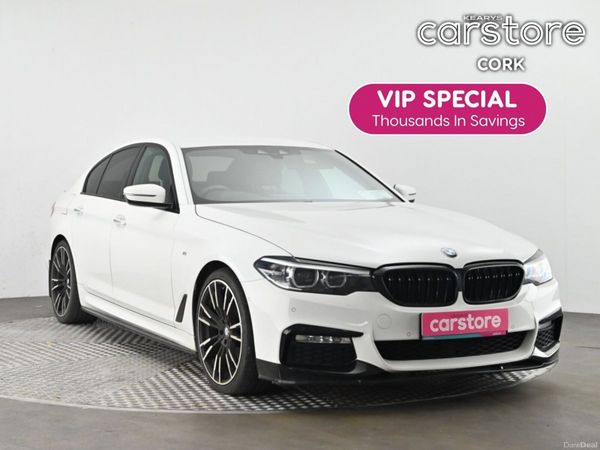 BMW 5-Series Saloon, Diesel, 2017, White