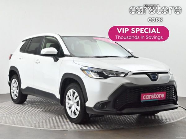 Toyota Corolla Cross SUV, Petrol Hybrid, 2022, White