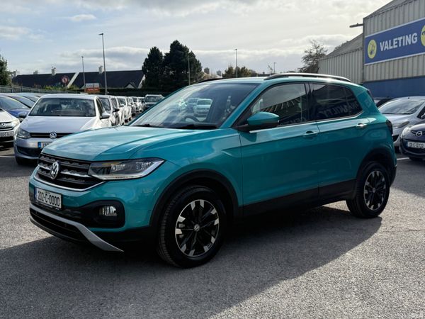 Volkswagen T-Cross Hatchback, Petrol, 2020, Green