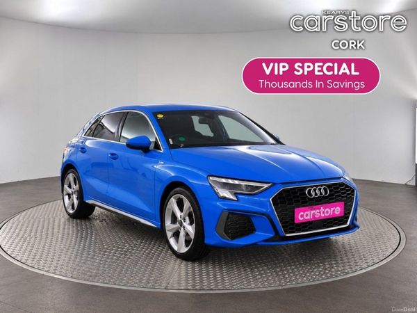 Audi A3 Hatchback, Petrol Hybrid, 2023, Blue