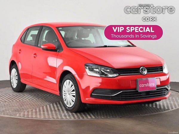 Volkswagen Polo Hatchback, Petrol, 2017, Red