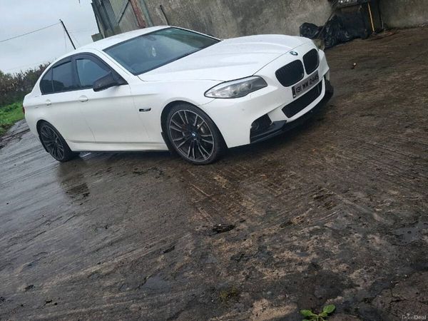 BMW 5-Series Saloon, Diesel, 2013, White