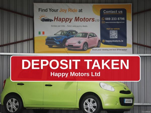 Nissan March Hatchback, Petrol, 2013, Green