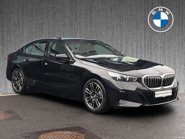 BMW 5-Series Saloon, Petrol Plug-in Hybrid, 2026, Black
