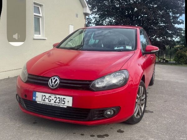 Volkswagen Golf Hatchback, Diesel, 2012, Red