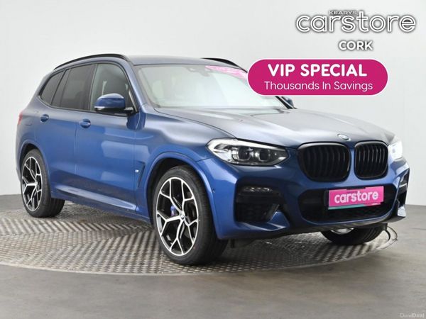 BMW X3 SUV, Petrol Plug-in Hybrid, 2020, Blue
