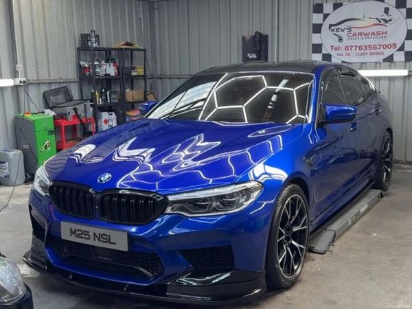 BMW 5-Series Saloon, Petrol, 2019, Blue