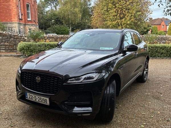 Jaguar F-Pace SUV, Petrol Plug-in Hybrid, 2022, Black