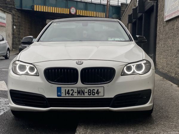 BMW 5-Series Saloon, Diesel, 2014, White