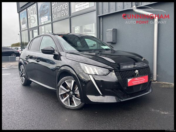 Peugeot 208 Hatchback, Electric, 2022, Black
