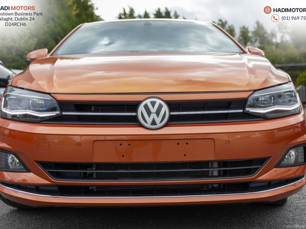 Volkswagen Polo Hatchback, Petrol, 2018, Orange
