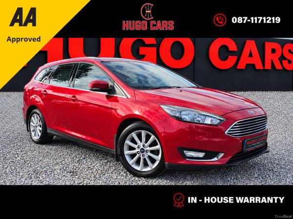 Ford Focus Estate, Diesel, 2018, Red