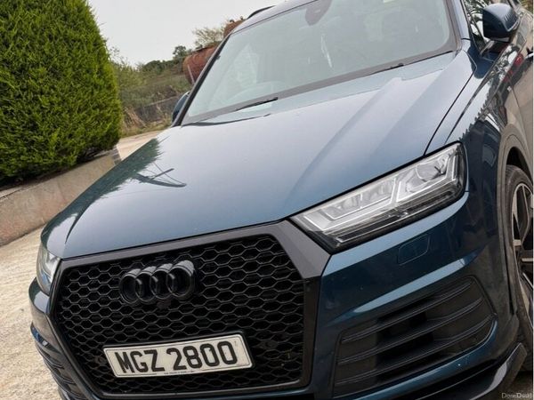 Audi Q7 SUV, Diesel Hybrid, 2019, Blue