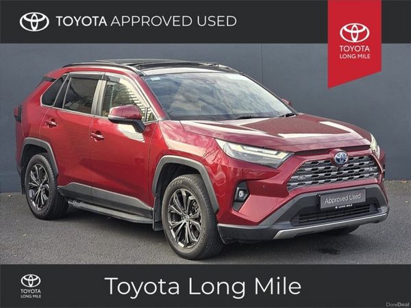 Toyota RAV4 SUV, Petrol Hybrid, 2024, Red