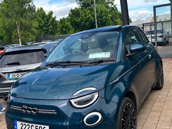 Fiat 500e Hatchback, Electric, 2022, Green