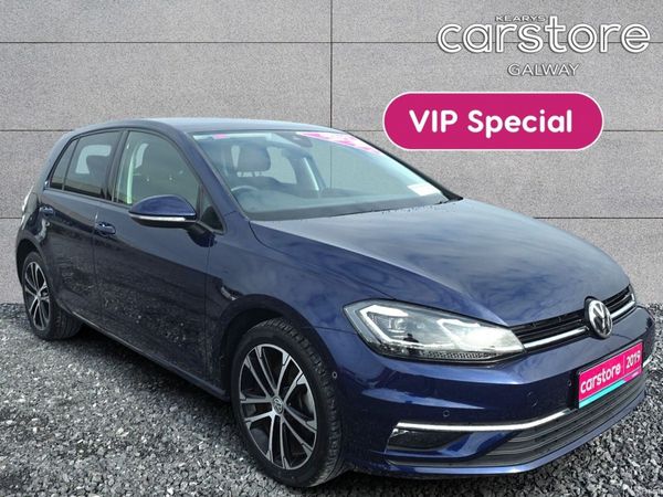 Volkswagen Golf Hatchback, Petrol, 2019, Blue