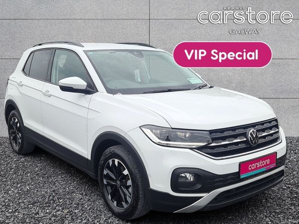 Volkswagen T-Cross SUV, Petrol, 2021, White