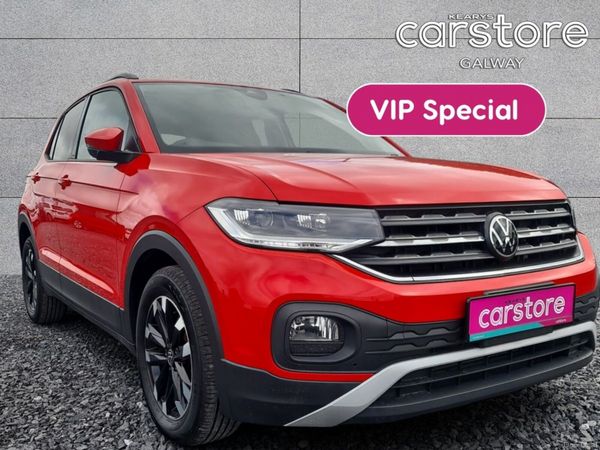 Volkswagen T-Cross SUV, Petrol, 2021, Red