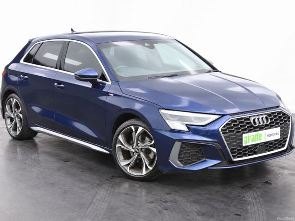 Audi A3 Hatchback, Petrol Hybrid, 2023, Blue