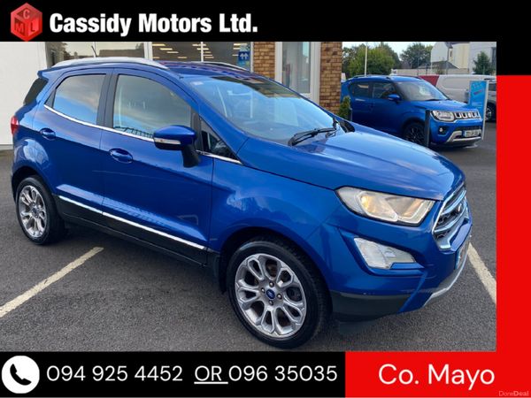 Ford EcoSport SUV, Petrol, 2019, Blue