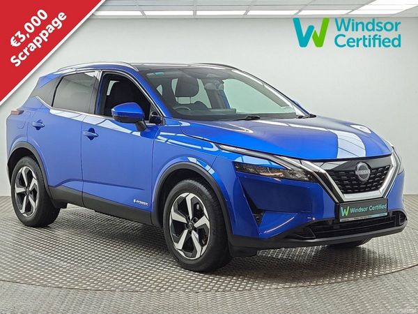Nissan Qashqai MPV, Petrol Hybrid, 2023, Blue