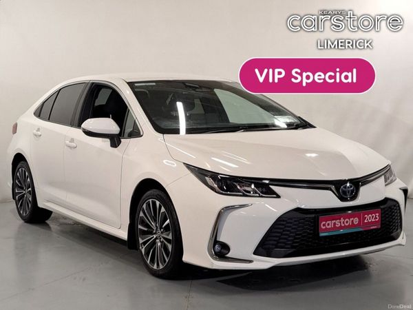 Toyota Corolla Saloon, Petrol Hybrid, 2023, White