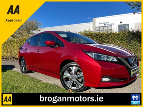 Nissan Leaf Hatchback, Electric, 2021, Red