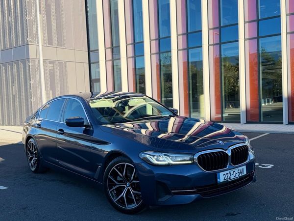 BMW 5-Series Saloon, Diesel, 2022, Blue