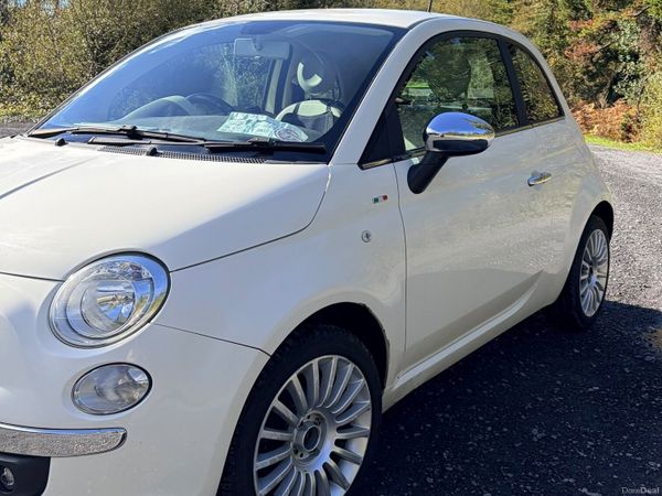 Fiat 500 Hatchback, Petrol, 2013, White
