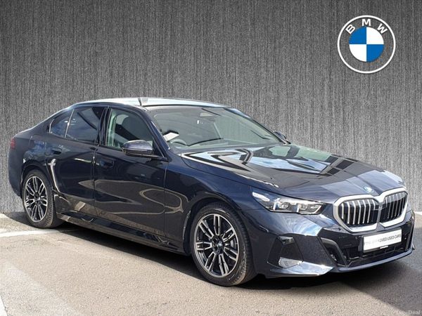 BMW 5-Series Saloon, Petrol Plug-in Hybrid, 2026, Black
